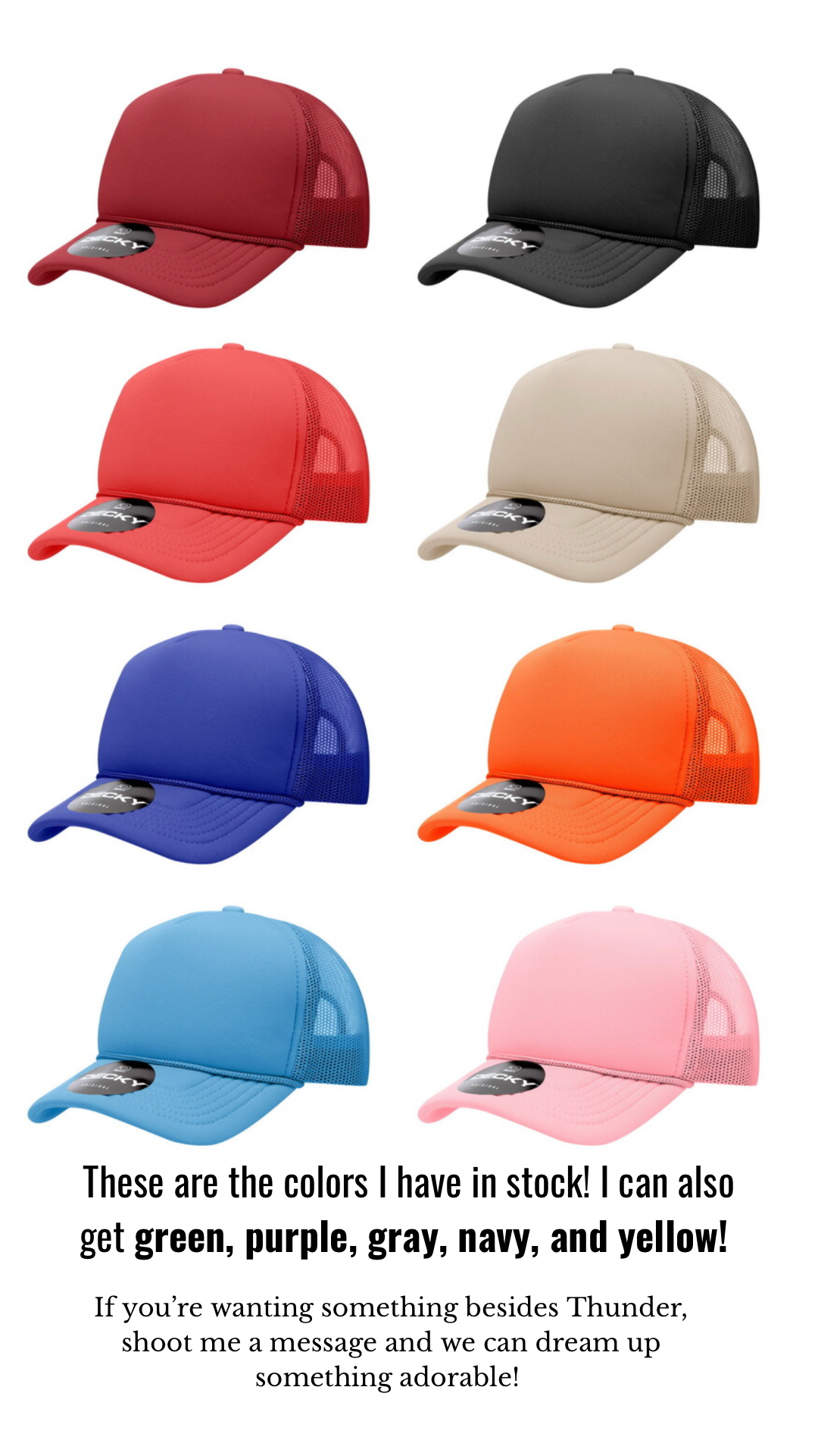 KID Foam Trucker Hats