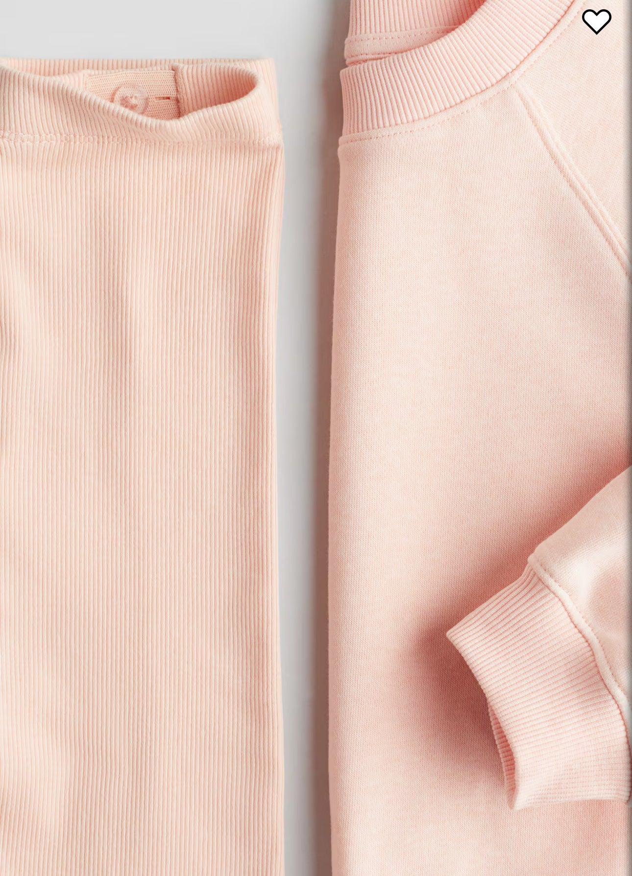 NEW Sweatshirt Ribbed Legging Set