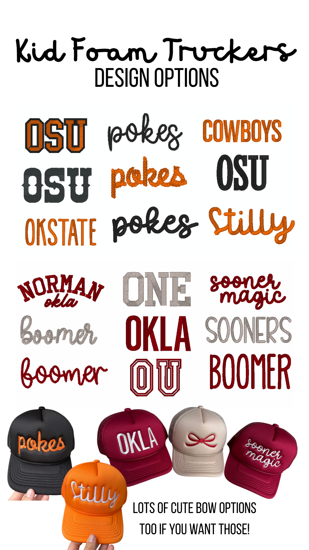 KID Foam Trucker Hats