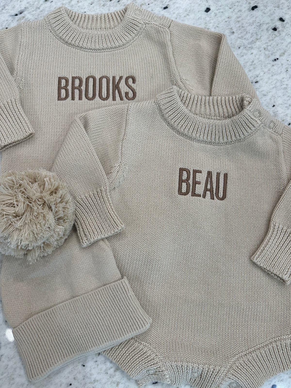 Long Sleeve Knit Baby Ruffle Romper