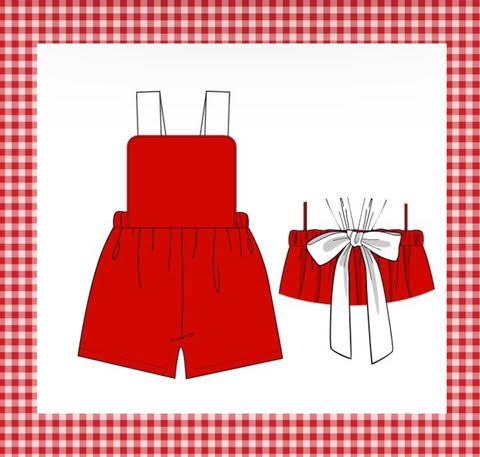 Gameday Bow Romper