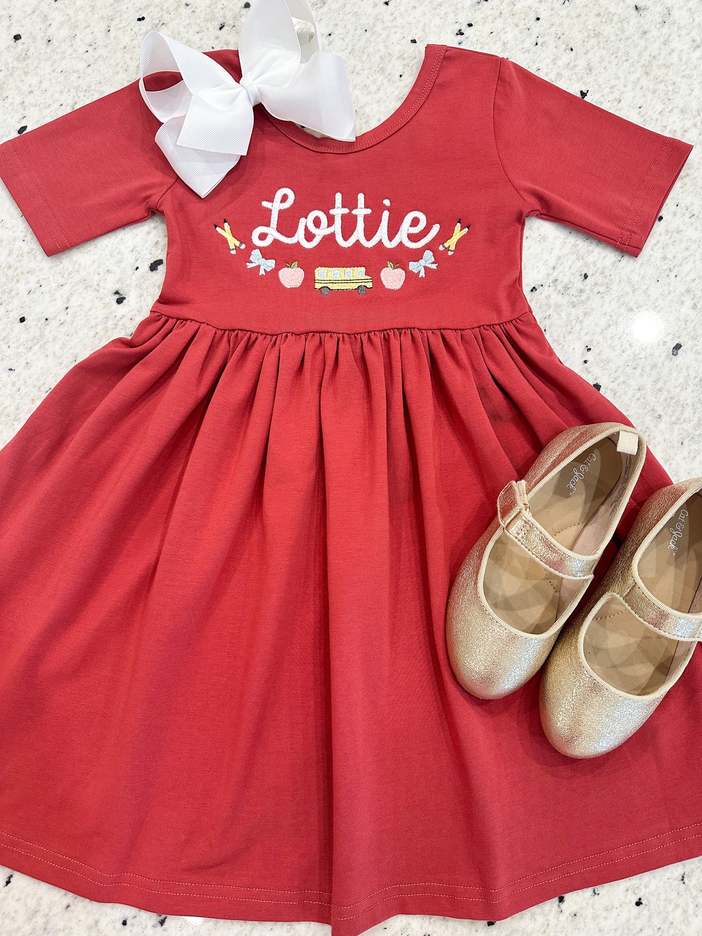 Red Twirl Dress