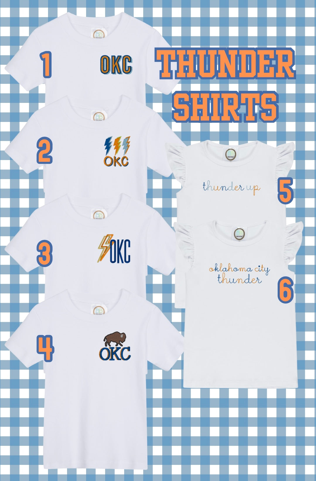 THUNDER shirts