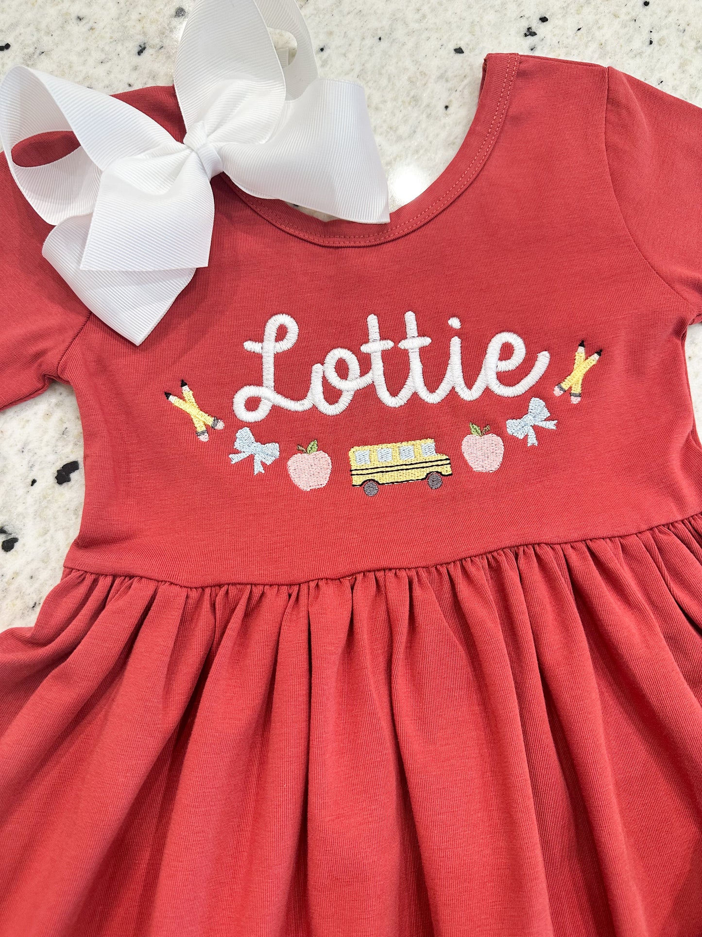 Red Twirl Dress