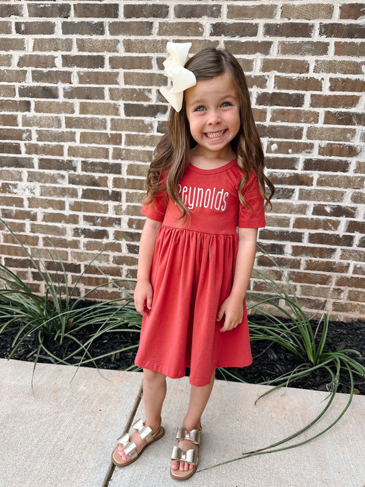 Red Twirl Dress