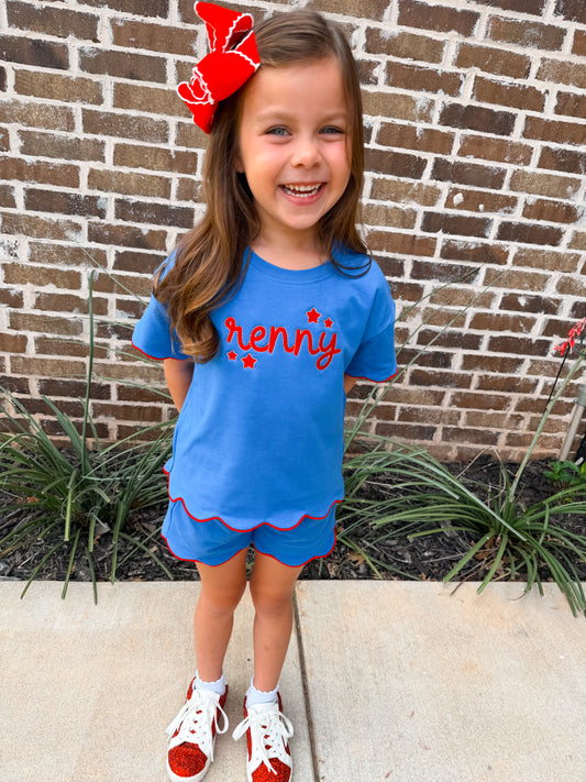 Patriotic Scallop Set
