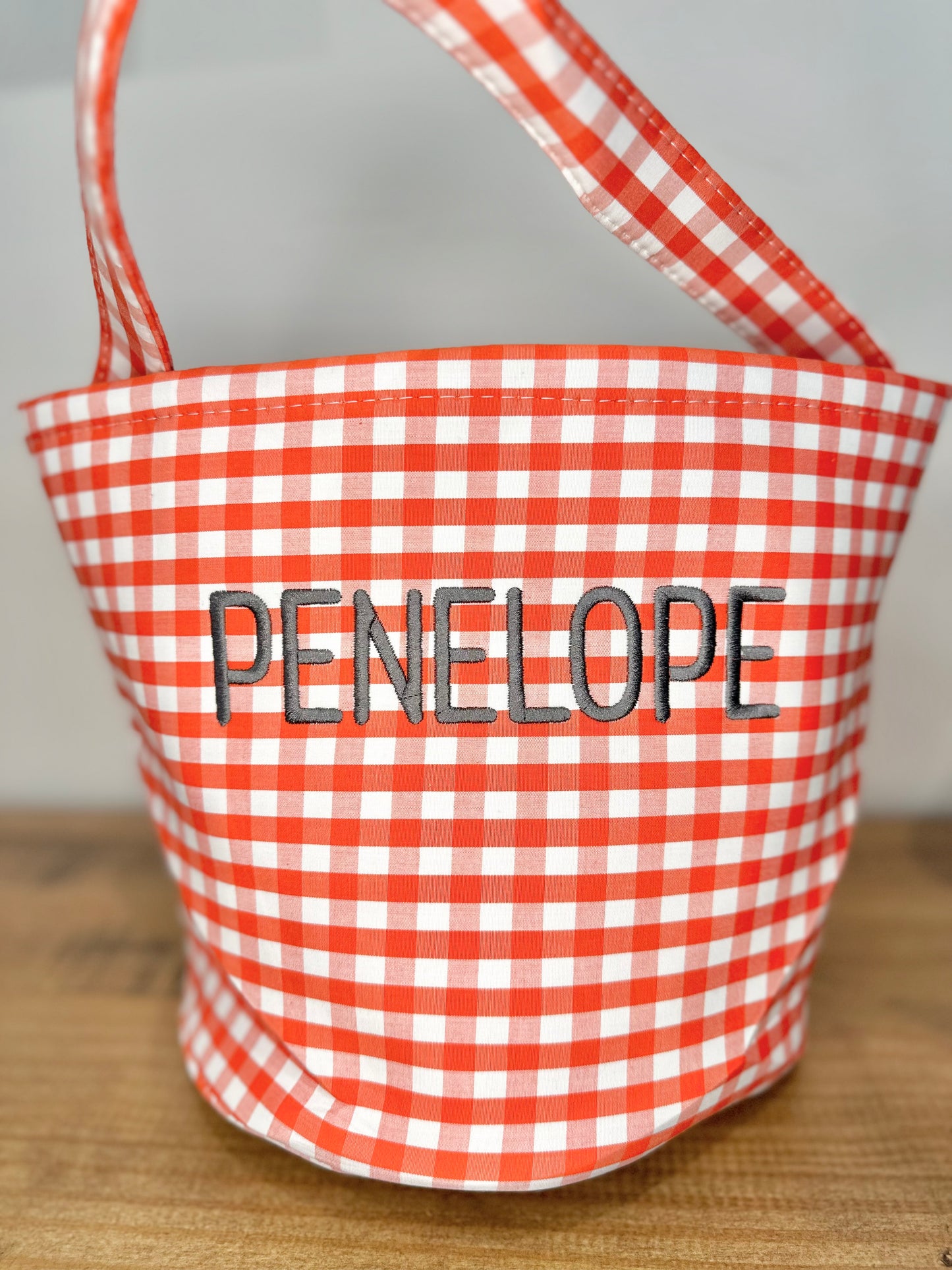 Halloween Basket GINGHAM