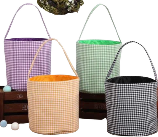 Halloween Basket GINGHAM