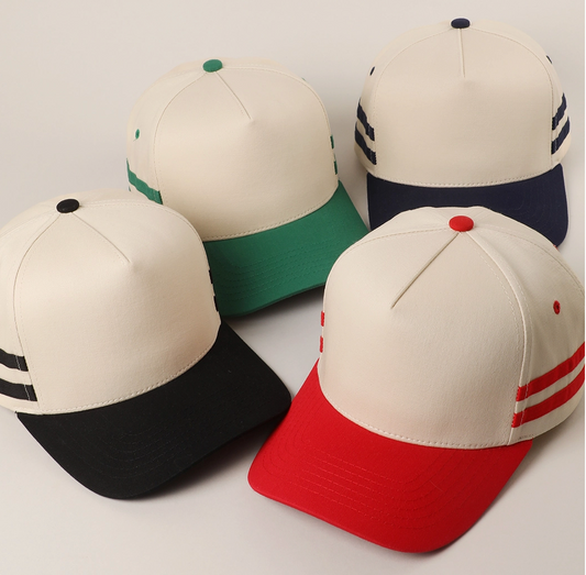 Stripe Two Tone Hat